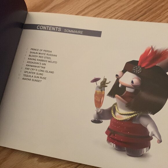 UBISOFT - Rabbids Cocktail & Cookbook Recipies book - French & English - Picture 4 of 8